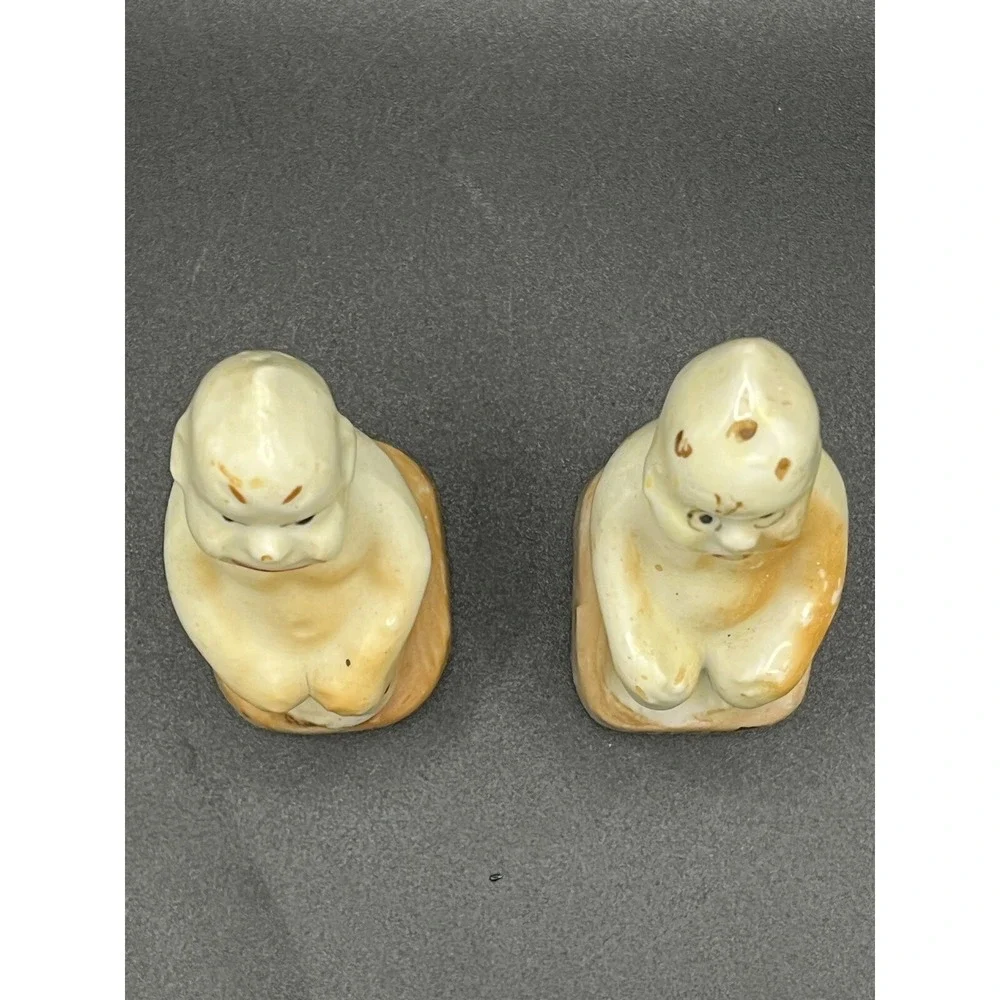Vtg Billycan and Billycant Salt‎ & Pepper Shakers 1950s Made in Japan 3